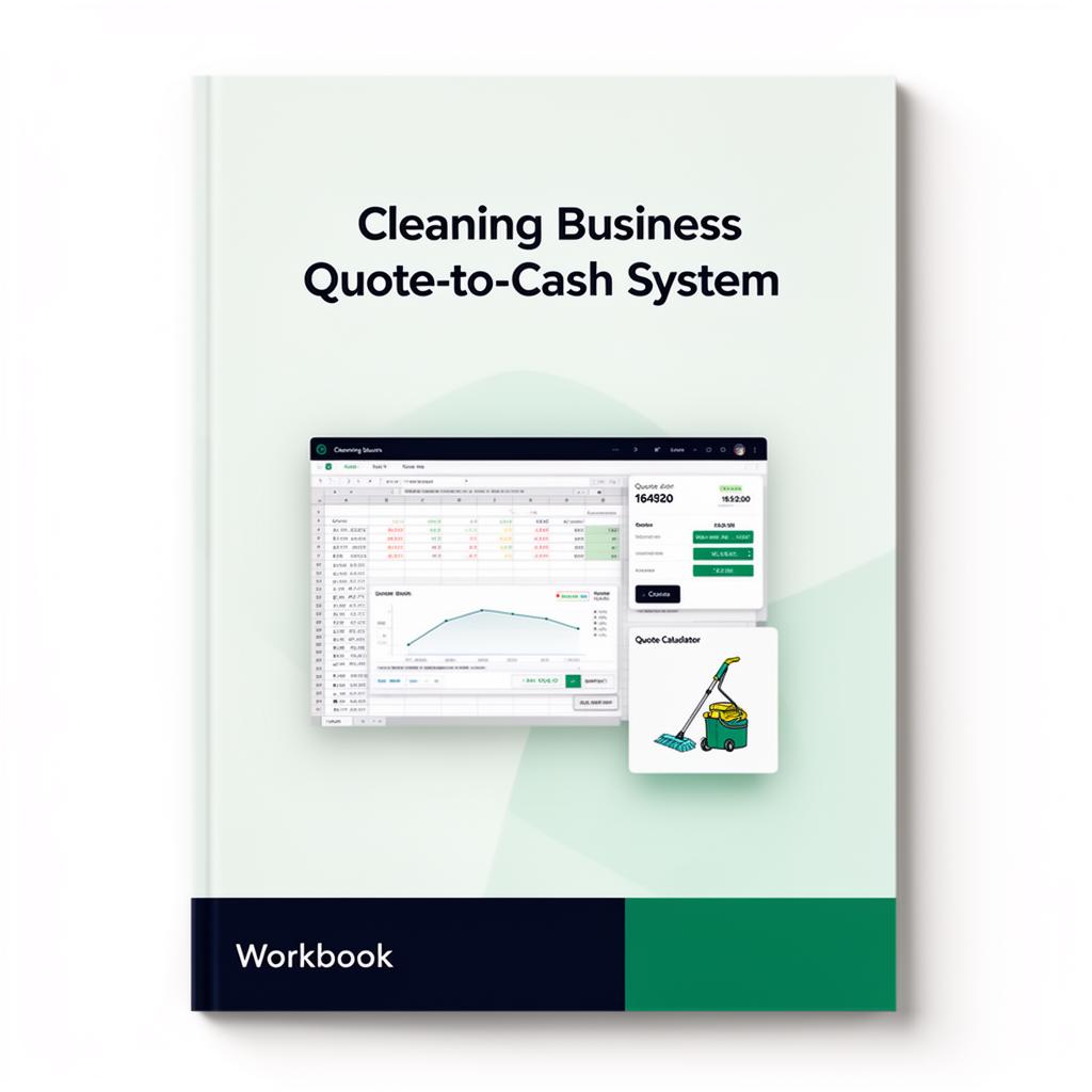 Cleaning Business Quote-to-Cash System workbook cover